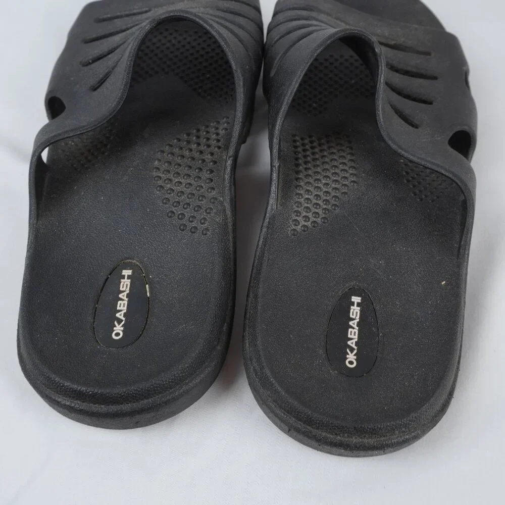 Okabashi Eurosport Unisex‎ Black Sandals Size LL Men's 9/10 Women's 11/12